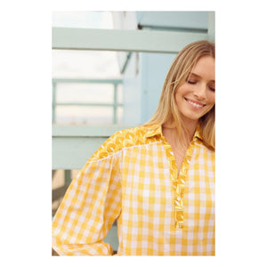 Paolina - Blusa Emilie atemporal | Amarilla