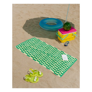 Tarta Gelatina - Toalla de playa Paseo | Verde