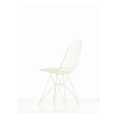 Vitra - Silla Wire DKR diseñada por Charles & Ray Eames | Blanco