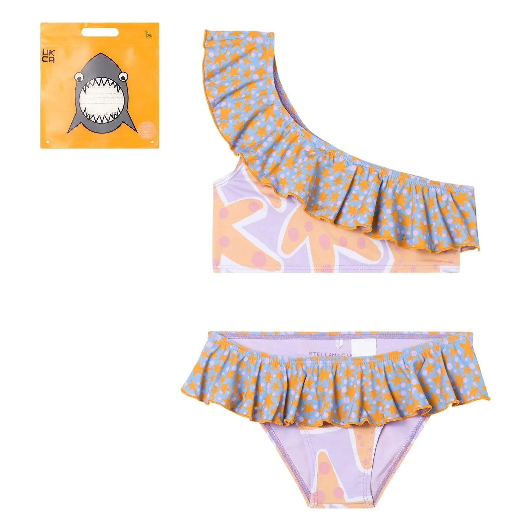 Stella McCartney Kids - Traje de Baño de 2 Piezas Etoiles de Mer | Malva