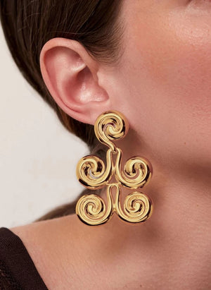 Jenny Bird - Mega Nico Pendientes | Oro