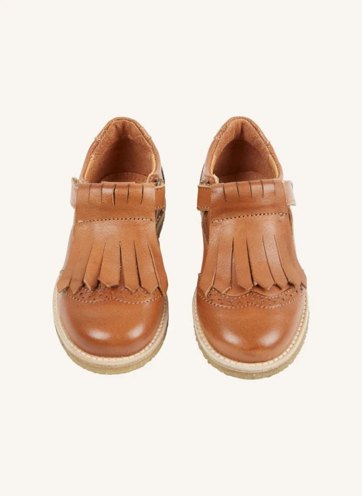 Emile et Ida - Zapatos de bebé con borlas | Marrón