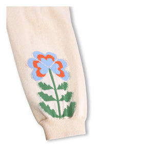 Molo - Pantalones de chándal de algodón orgánico con estampado floral | Rosa claro