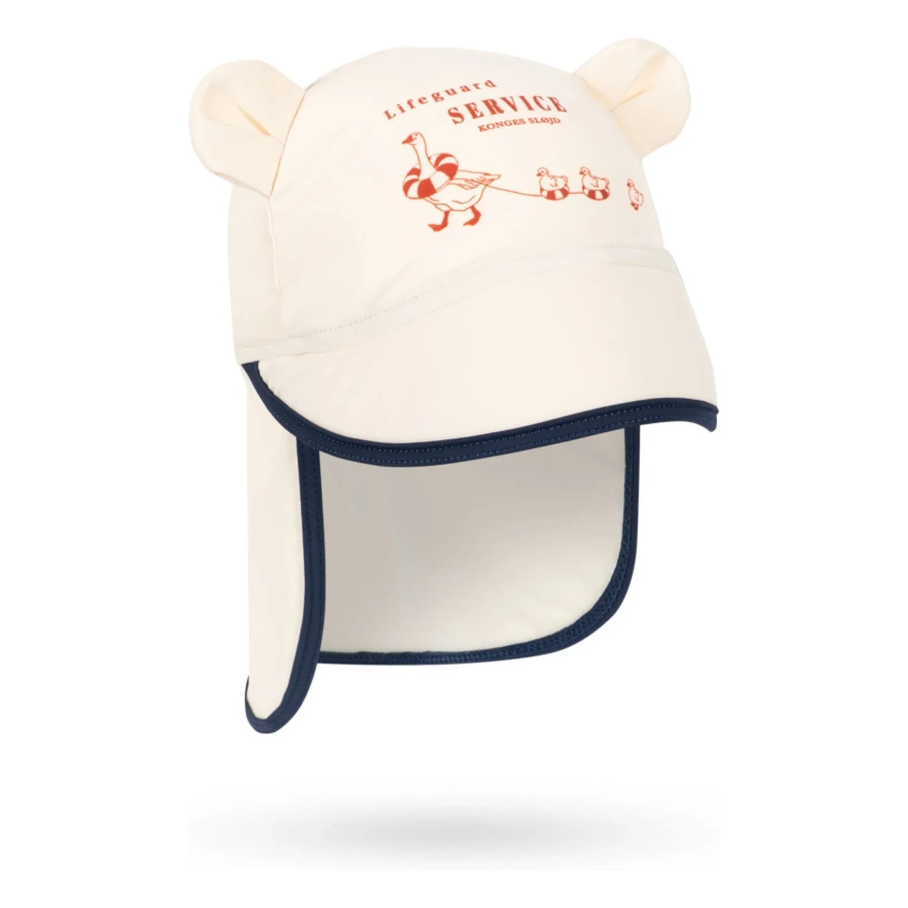 Konges Sløjd - Gorro de protección UV pato fibra reciclada | Crudo