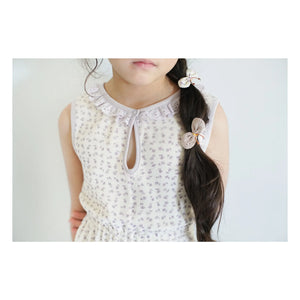 Soor Ploom - Mono Club Fleurie de algodón orgánico | Blanco roto