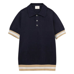 Ché Studios - Polo de algodón Quinn | Azul marino