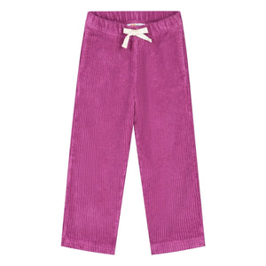 Yuki - Beau Kadife Organik Pamuk Pantolon | Pembe