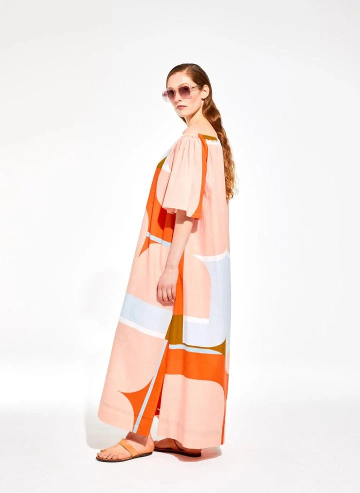 Mapoésie - Vestido Palao Chance | Naranja