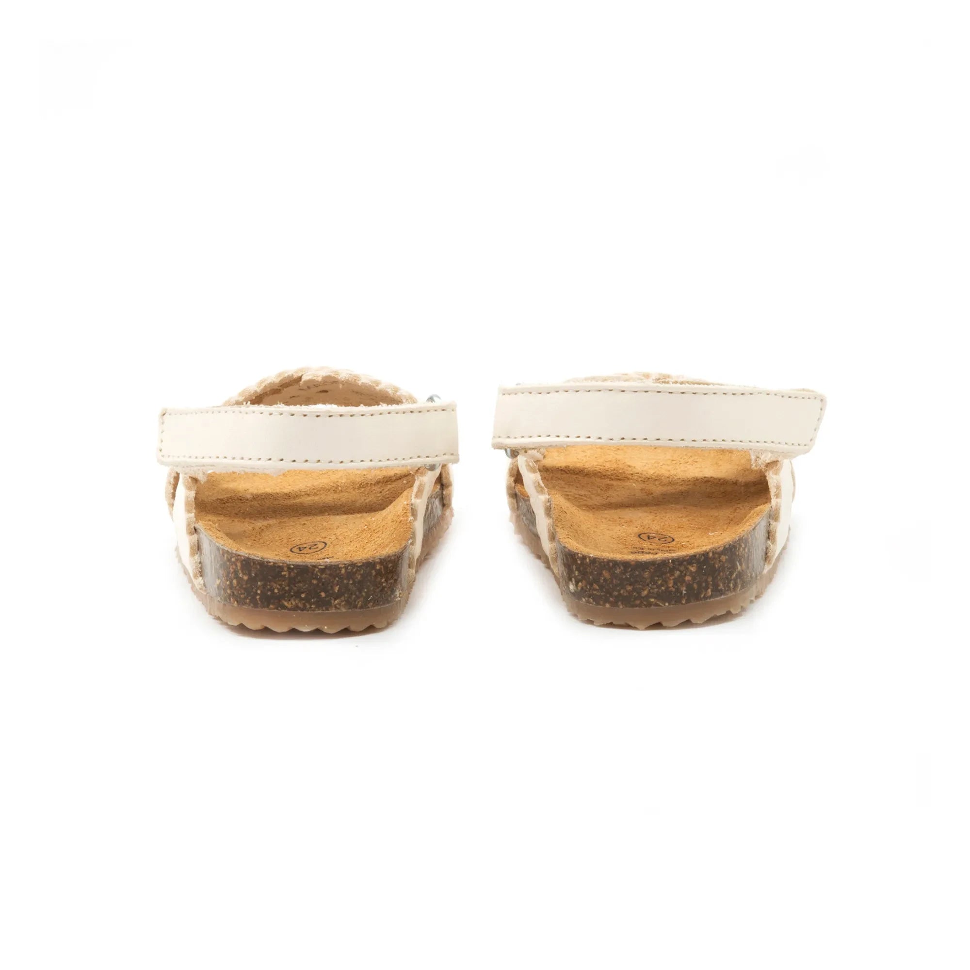 Pèpè - Two to Me - Sandalias perforadas con tiras cruzadas | Blanco