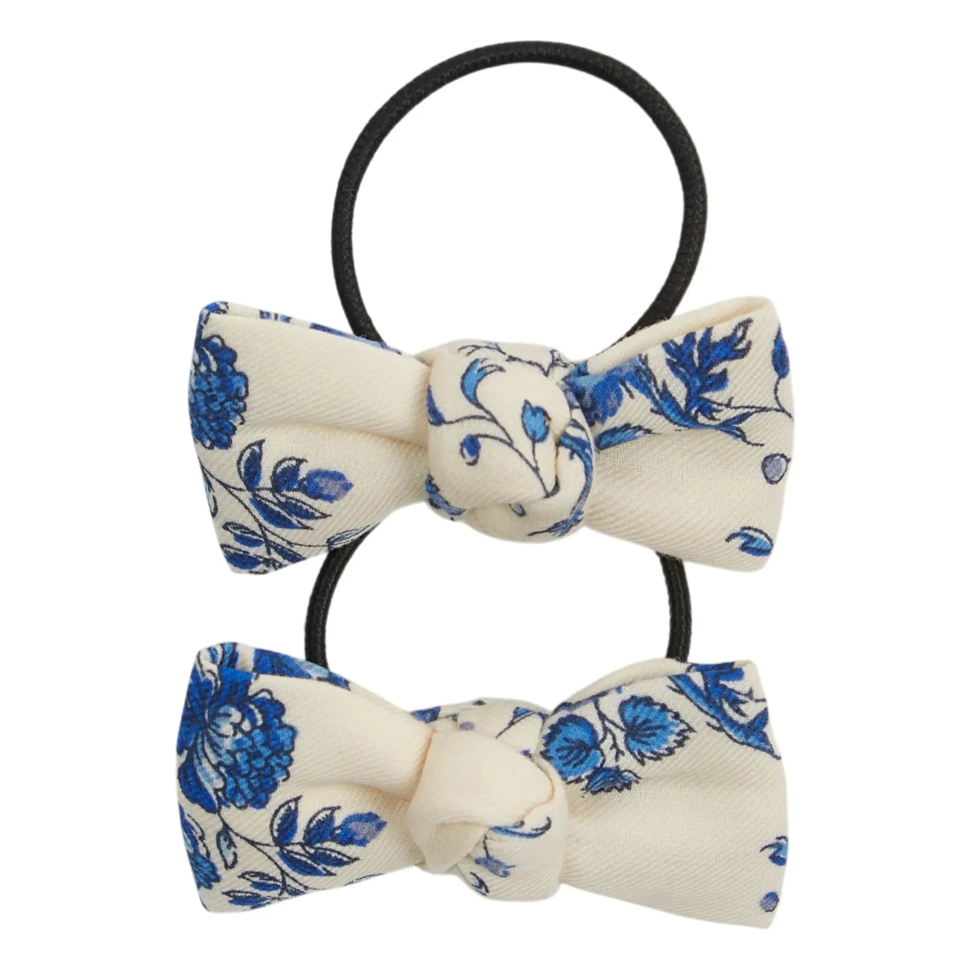 Emile et Ida - 2 diademas elásticas con estampado de flores | Crudo