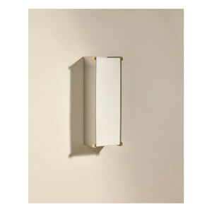 Maison Sarah Lavoine - Lámpara de pared de acero inoxidable cepillado Boxie | Acero