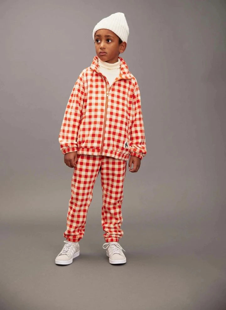 Mini Rodini - Jogger Gingham | Rojo