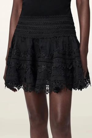 AllSaints Falda de algodón LILLITH