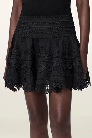 AllSaints Falda de algodón LILLITH