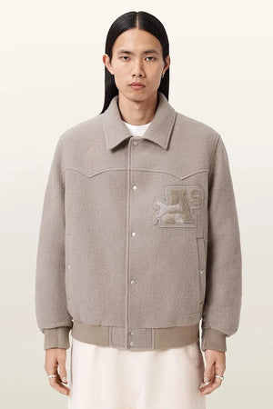 Chaqueta bomber de lana para hombre AllSaints ROYCE