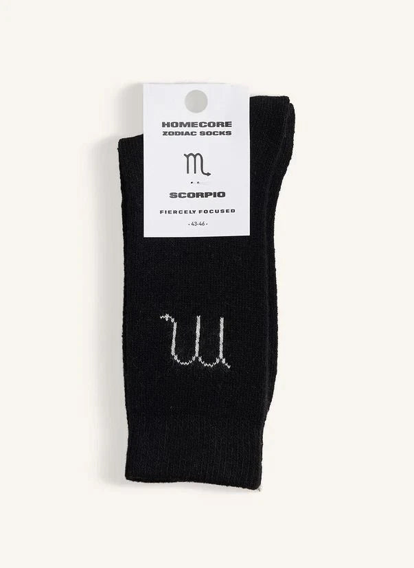 Homecore - Calcetines Zodiac Escorpio | Negros