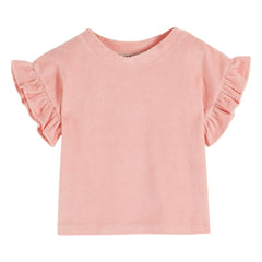 Emile et Ida - Camiseta con Volantes de Rizo | Rosa Pálido