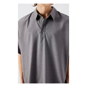 American Vintage - Camiseta de tirantes a rayas | Gris jaspeado