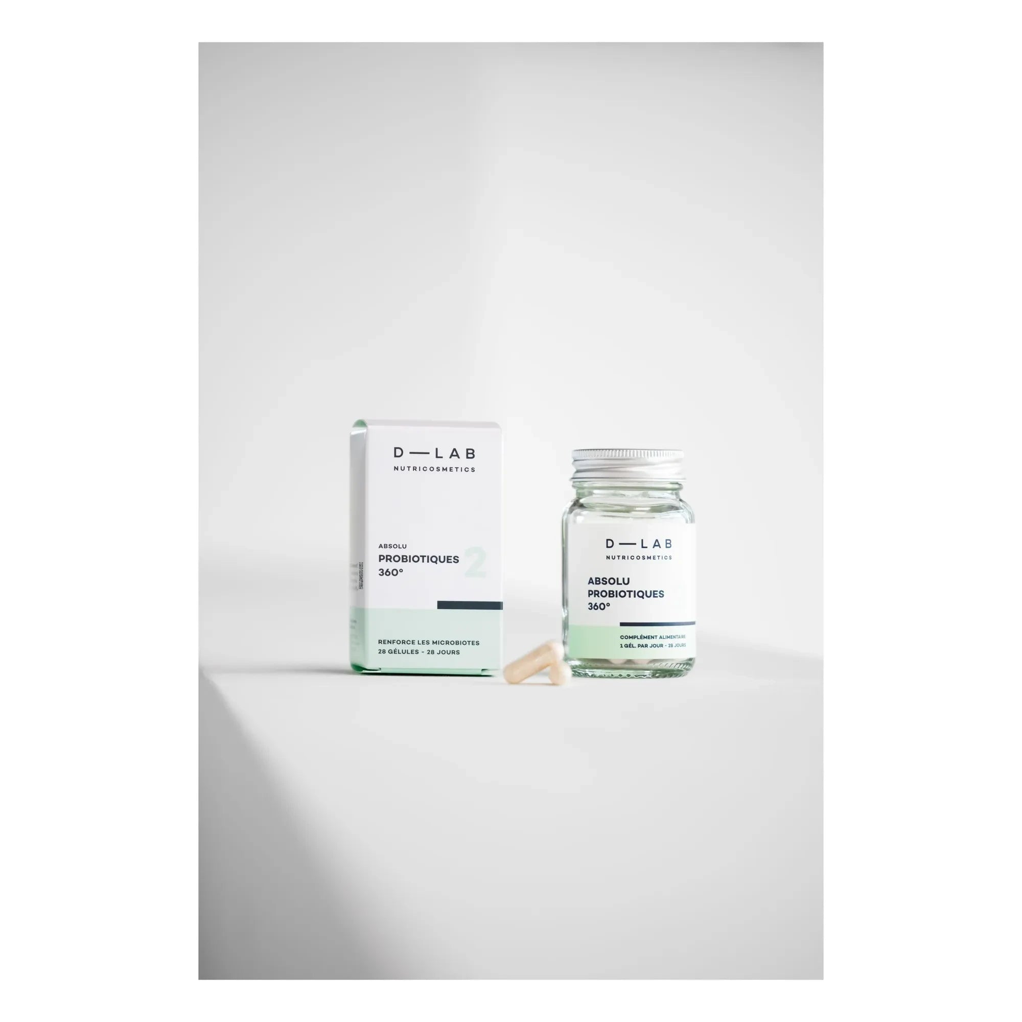 D-LAB NUTRICOSMETICS - Suplementos alimenticios Absolu Probiotiques 360 - 28 días | Incoloro