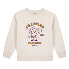 Bonton - Sweat Smile Sallanan | Ekru