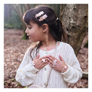 Rockahula Kids - 2'li parlak yıldız tokası seti | Pembe
