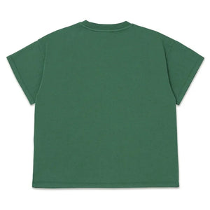 Main Story - Camiseta de Algodón Orgánico Pesado | Verde cromo