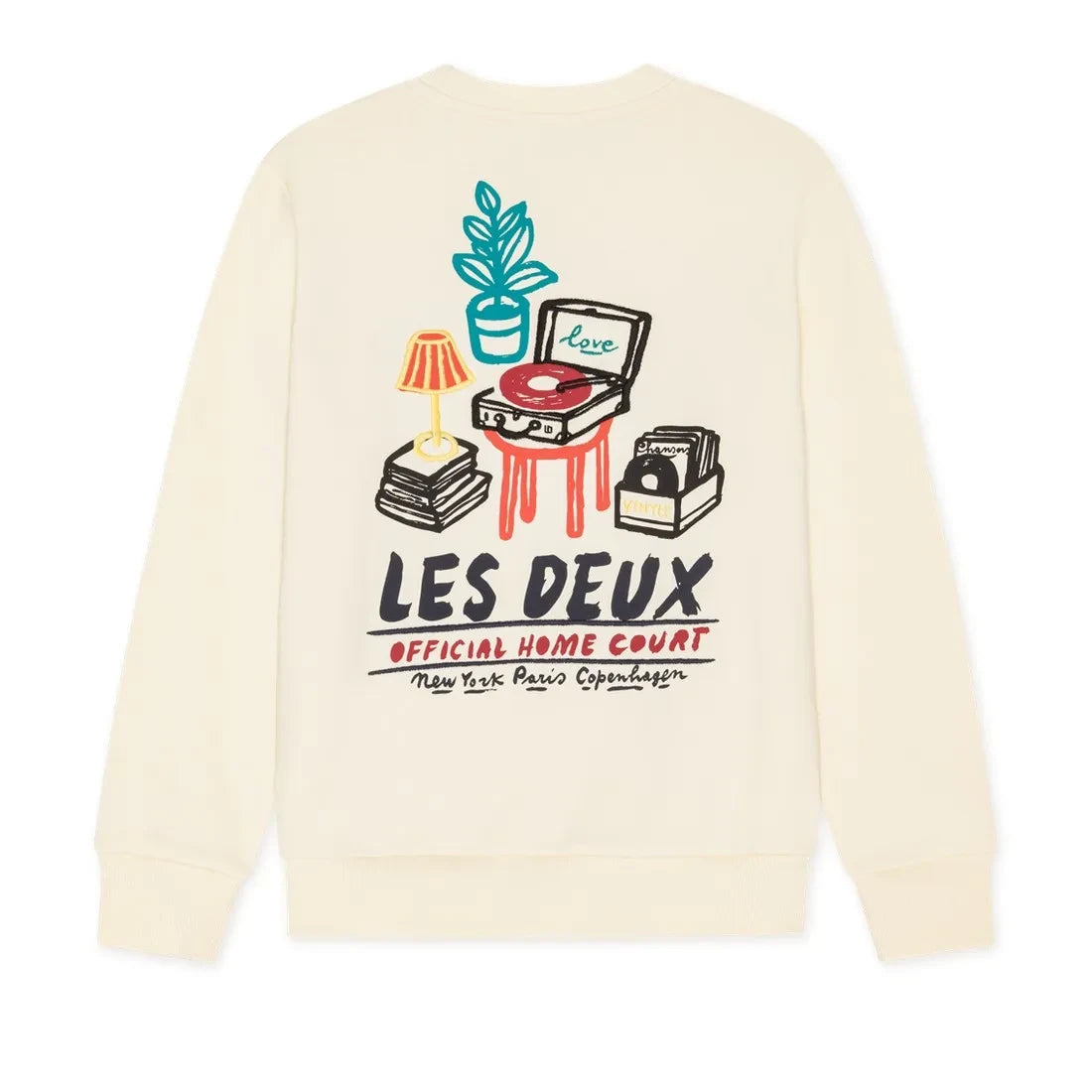 Les Deux - Les Deux Sudadera Platesli de Algodón Orgánico | Crema