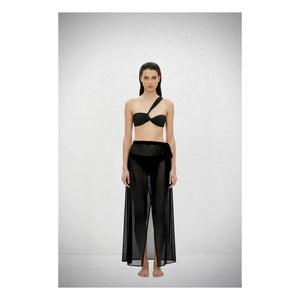Vanessa Sposi - Falda Cruzada de Tul | Negro