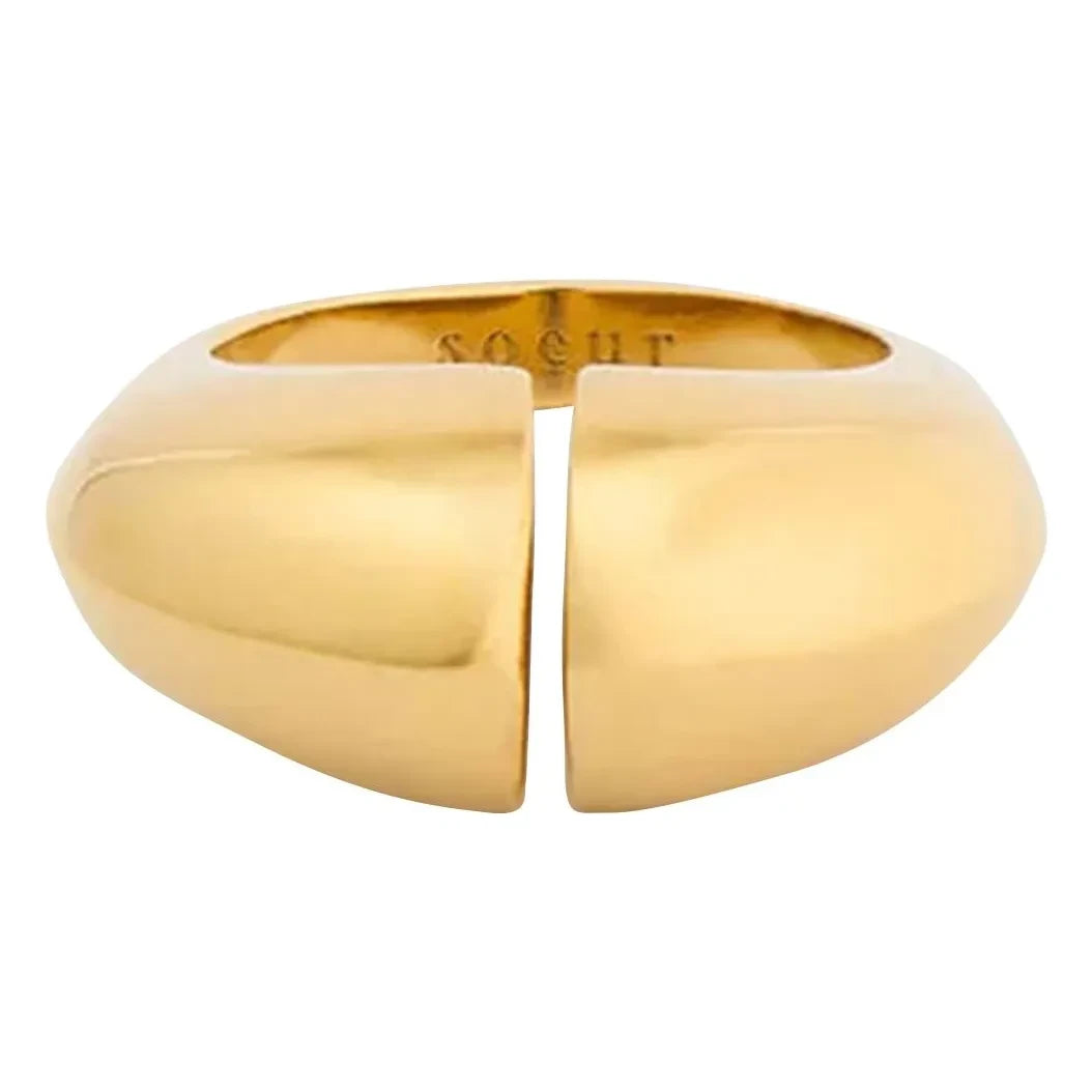 Soeur - Anillo Media Luna Dorada