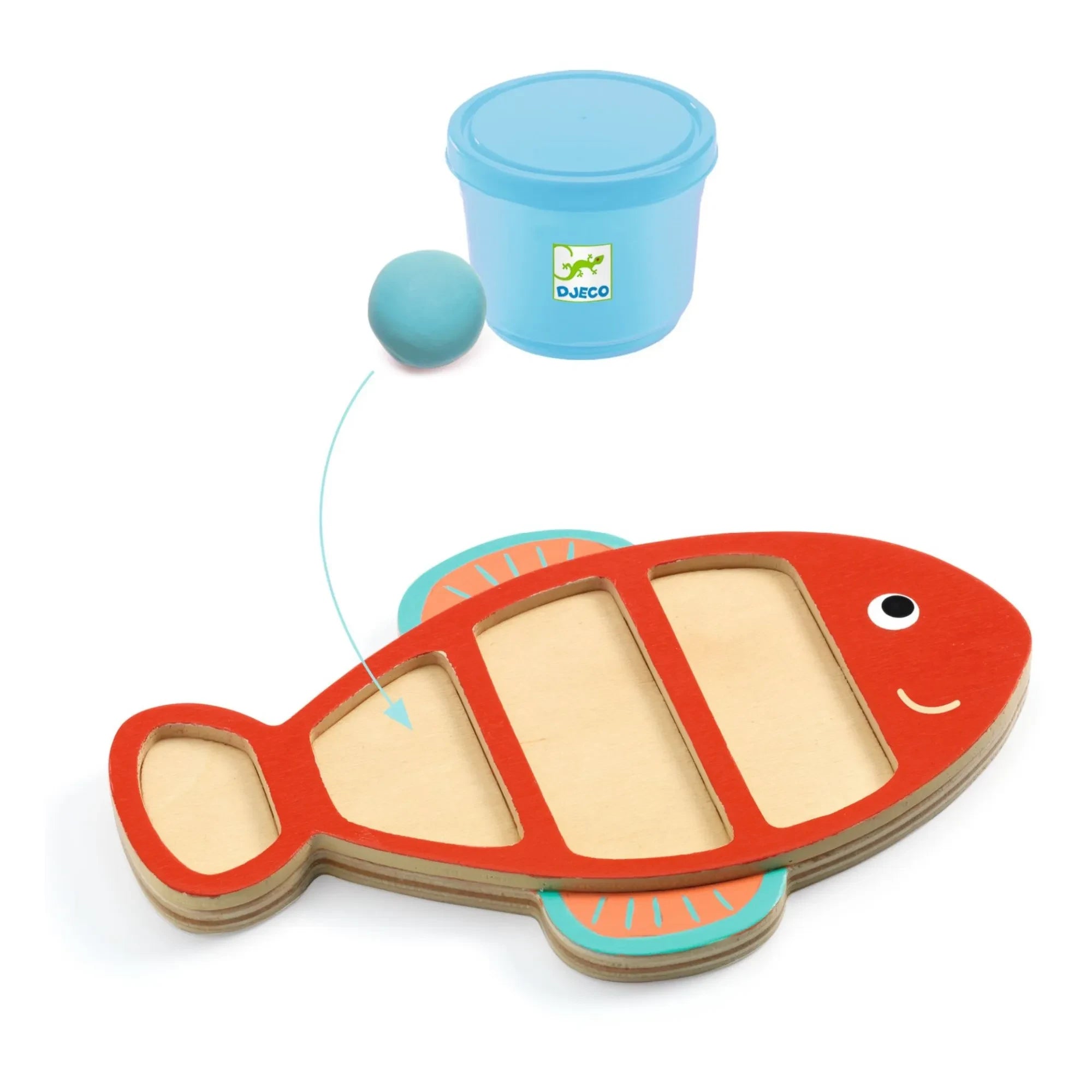 Djeco - Plastilina de modelar Mapataocean