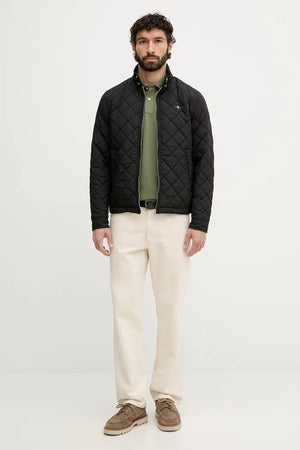 Camiseta de algodón para hombre con cuello tipo Gant