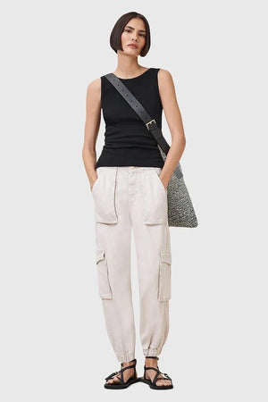 Top AllSaints de algodón y elastano para mujer KATARINA