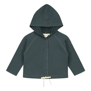 Gray Label - Sudadera con capucha de algodón orgánico | Gris azulado