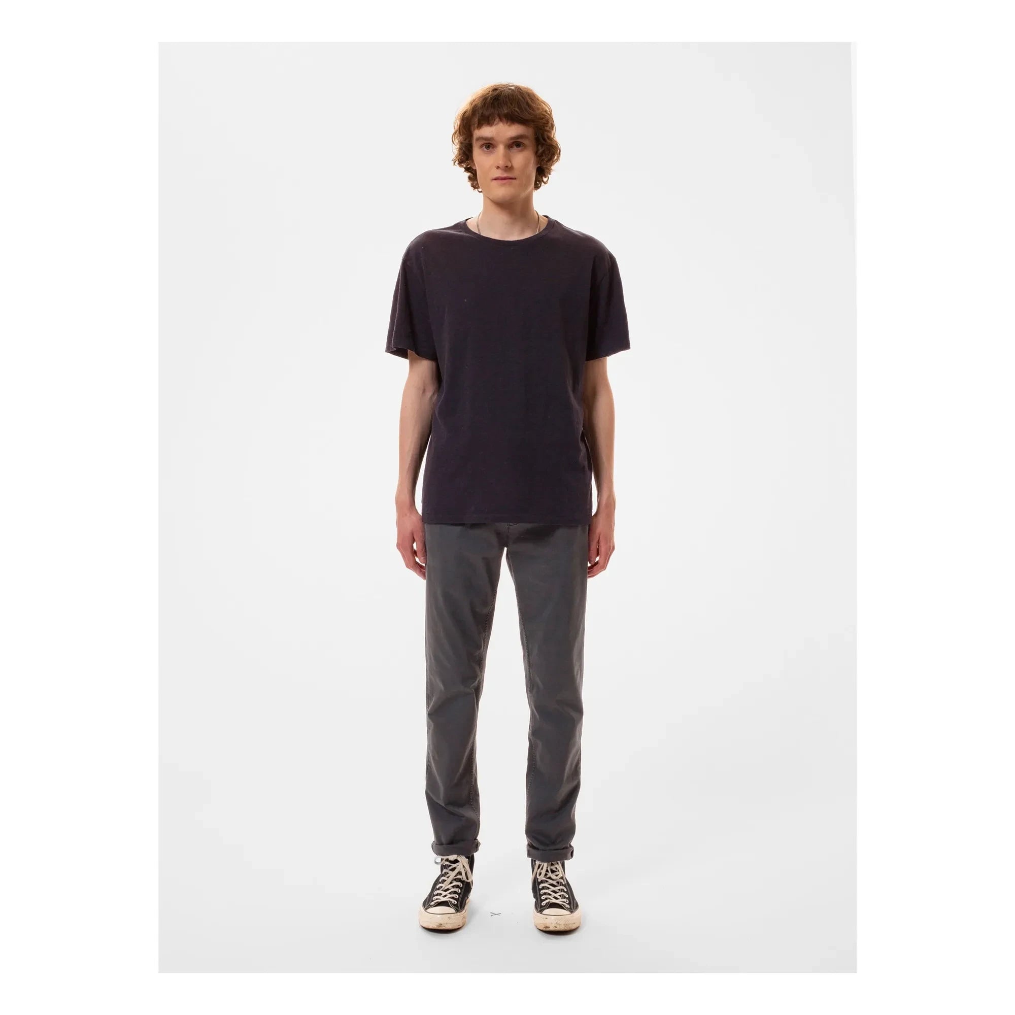 Nudie Jeans - Camiseta Roffe | Negro
