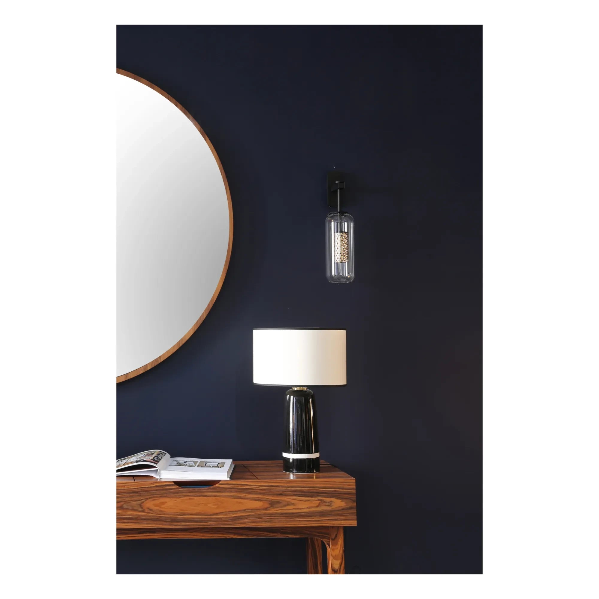 Maison Sarah Lavoine - Lámpara de Mesa Sicilia H50cm | Black Radish