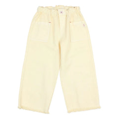 Búho - Pantalones pitillo de lyocell | Amarillo pálido