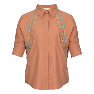 Virginie de Vinster - Blusa Udaipur | Verde