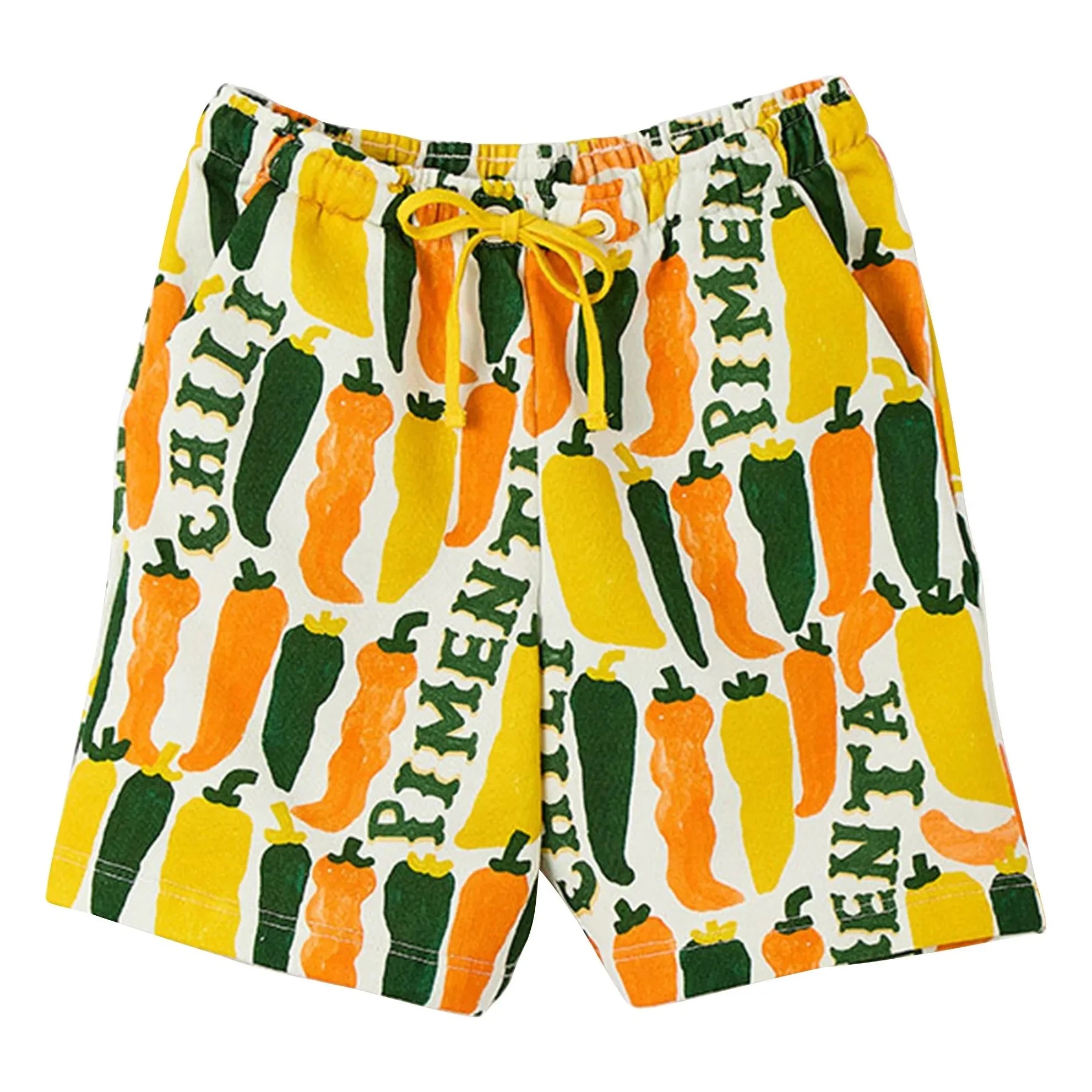 Fabula - Pantalones cortos de felpa Peppers | Amarillo