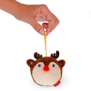 Legami - Juguete de Peluche Decoración Navideña - Reno - Oh-Oh-Ohrnaments