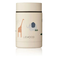 Liewood - Caja de almuerzo aislada Nadja | Safari sandy mix