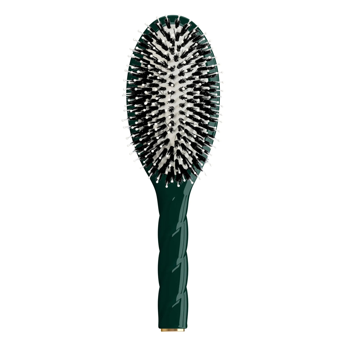 La Bonne Brosse - Cepillo de pelo L'Indispensable Twist N°03 - Cuidado y brillo | Verde esmeralda