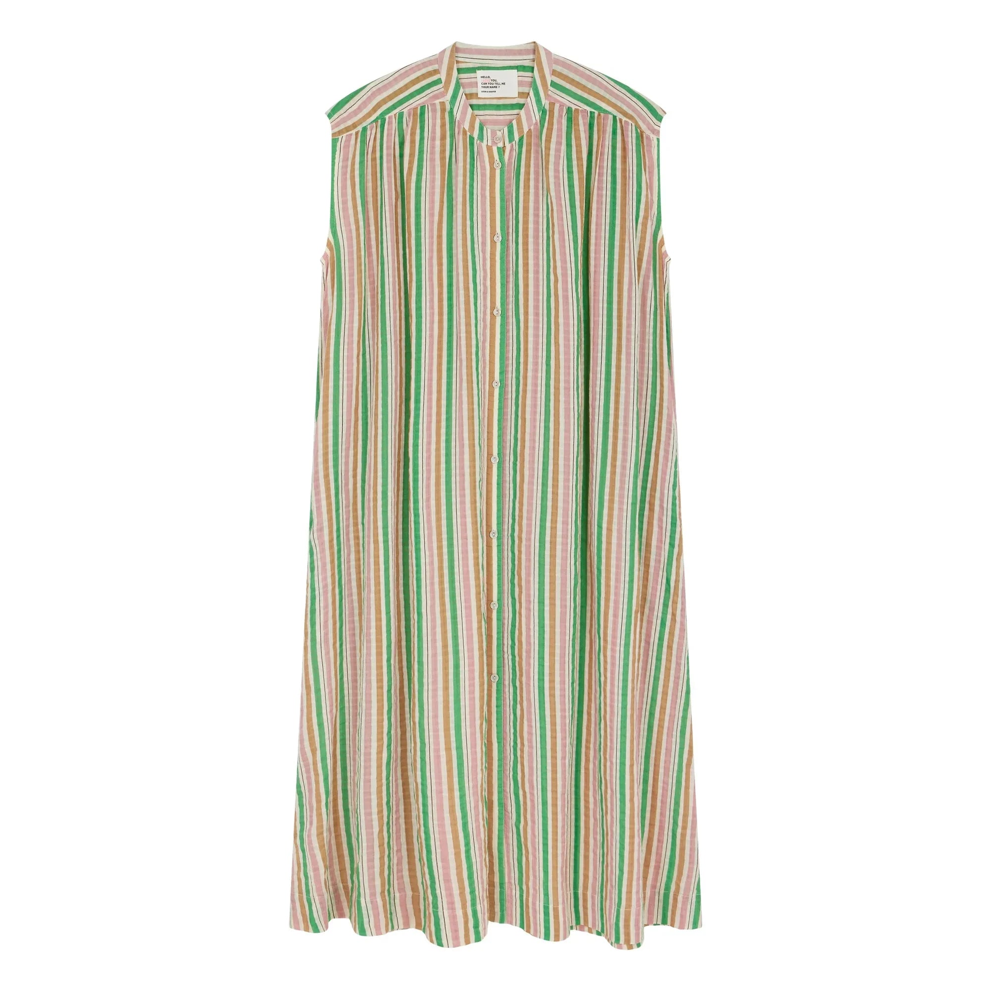Leon & Harper - Vestido Richie de algodón orgánico | Verde