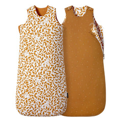 Saco de dormir de doble cara Les Petites Billes - Oursons | Caramelo