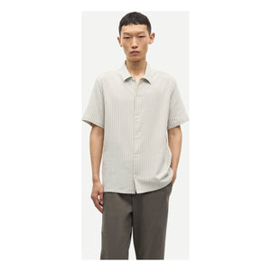 Samsoe Samsoe - Camisa de algodón de manga corta Avan JX | Gris claro