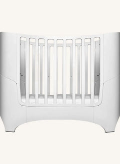 Leander - Dönüştürülebilir Oval Karyola, Comfort+7 Yatak ile Eksiksiz | Beyaz saten