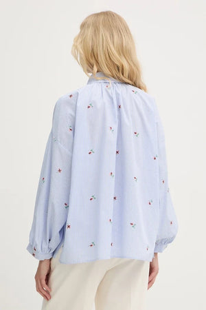 Weekend Max Mara camisa de algodón para mujer BUTTERFLY