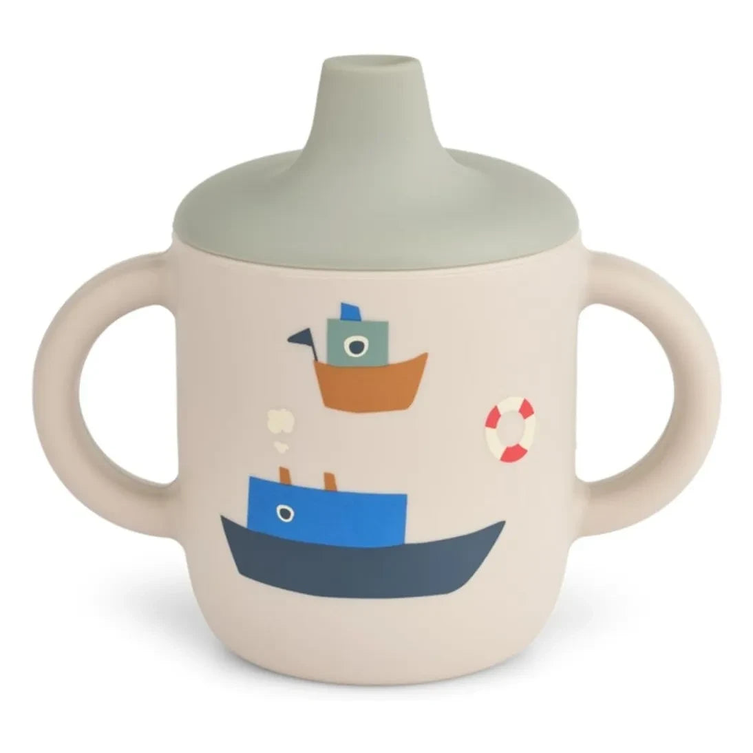 Liewood - Vaso de aprendizaje de silicona Neil | Sailing/Sandy