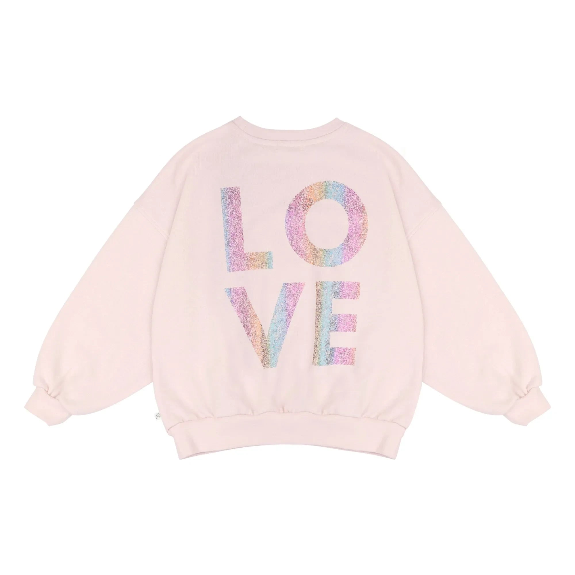 Jenest - Sudadera maxi de algodón orgánico | Rosa pálido