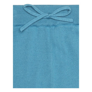 FUB - Pantalones de punto de algodón orgánico | Azul azur