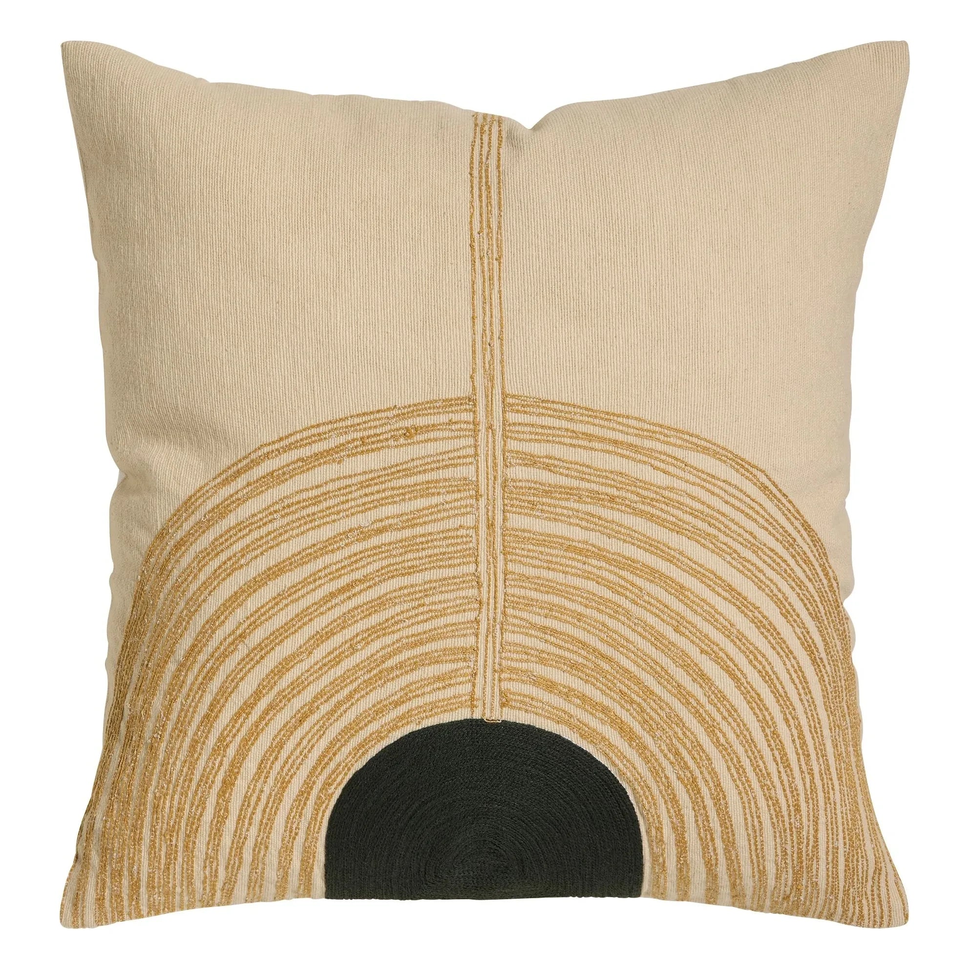 Maison Sarah Lavoine - Cojín bordado Mirage | Mostaza